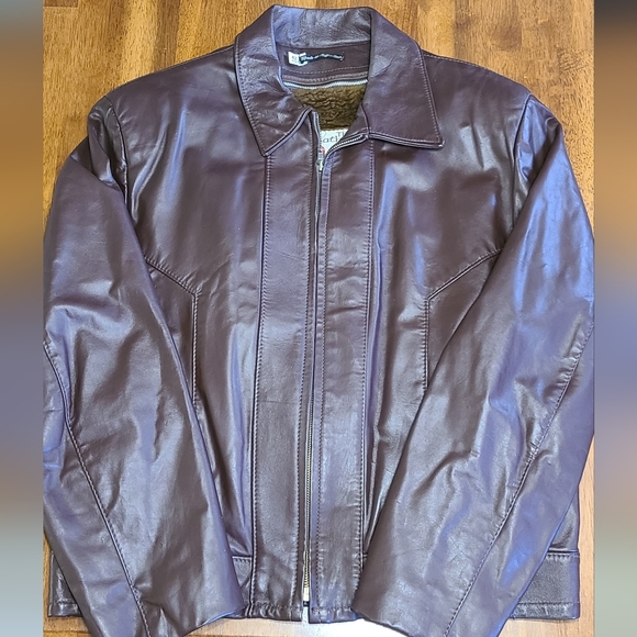 Sears | Jackets & Coats | Sears Vintage Leather Jacket | Poshmark